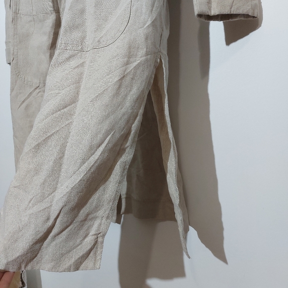 J.Jill Love Linen Long Linen Jacket - Picture 7 of 12